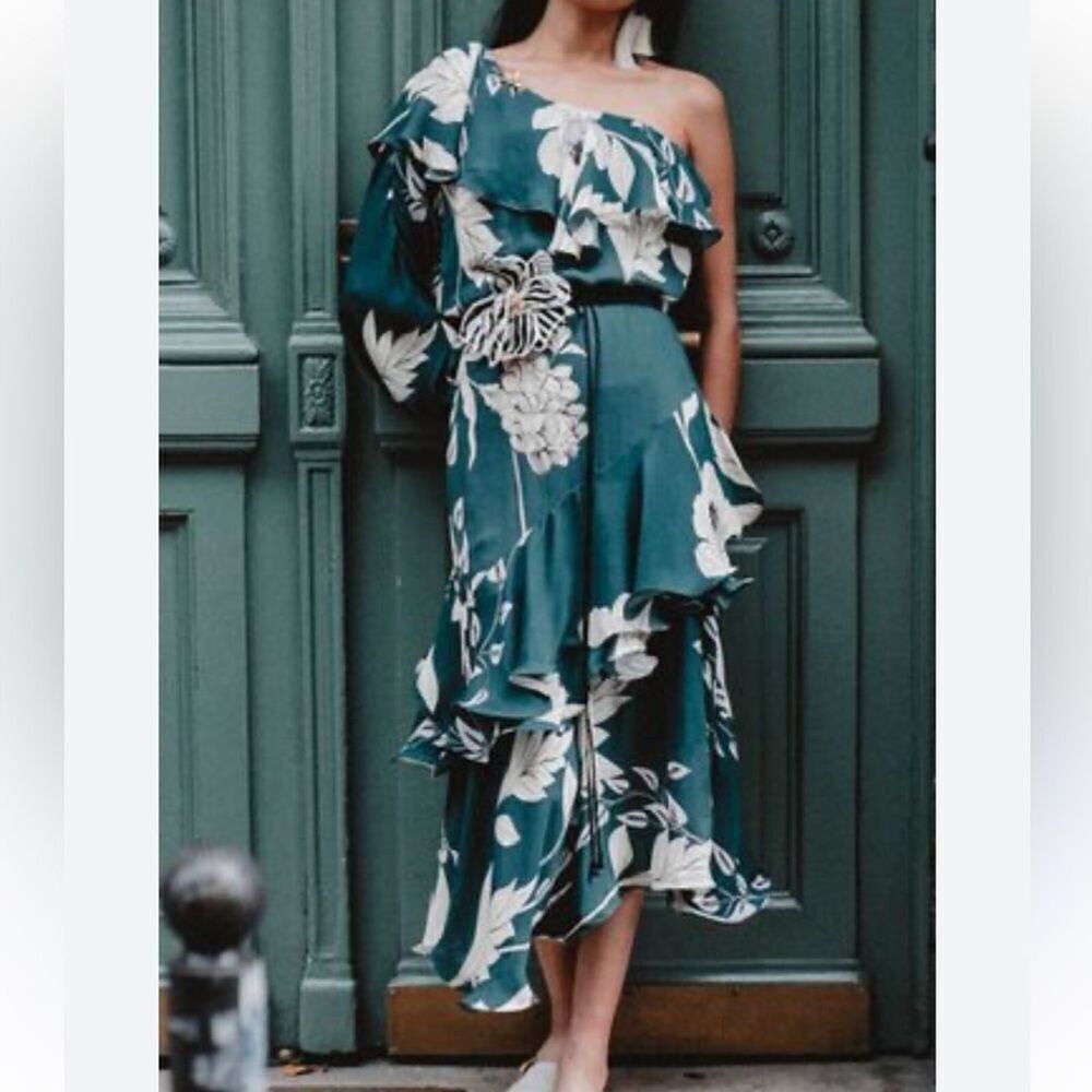 NWOT Johanna Ortiz silk dress  size2